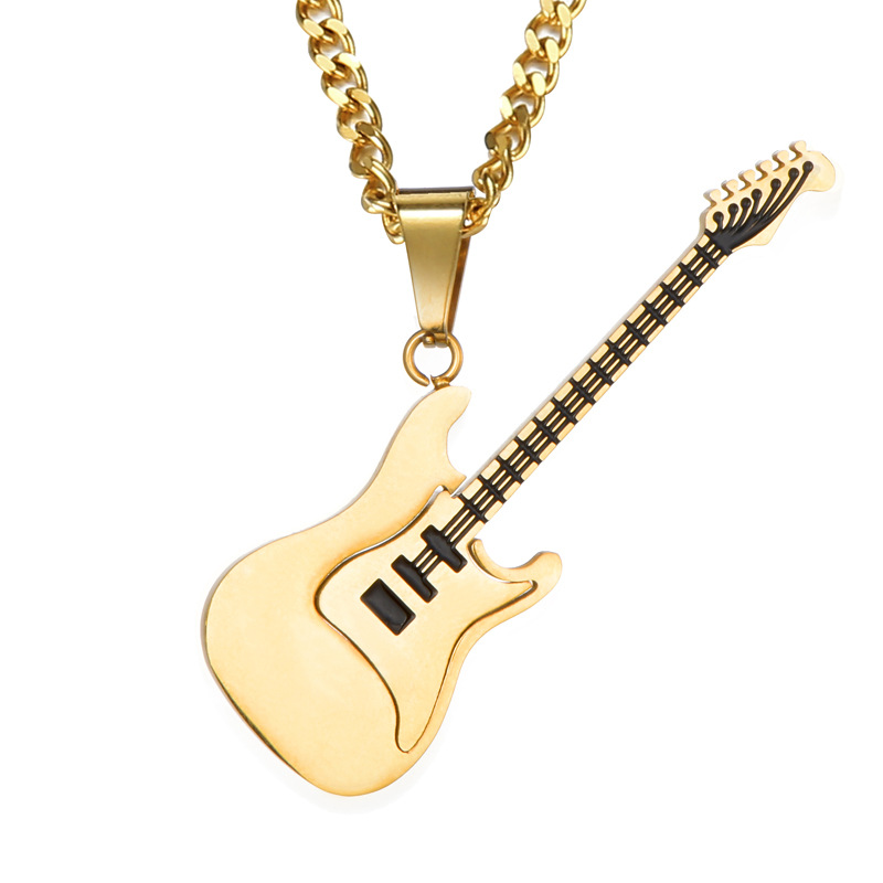 Guitar Pendant Necklace