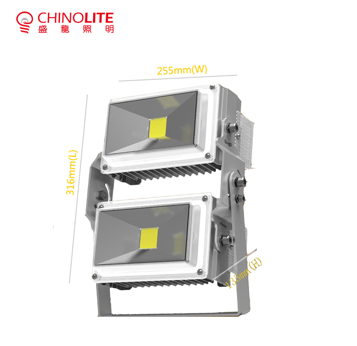 Sheng Long IP67 waterproof 160W Outdoor lighting LED Floodlight Parking lot Billboard LED Lighting