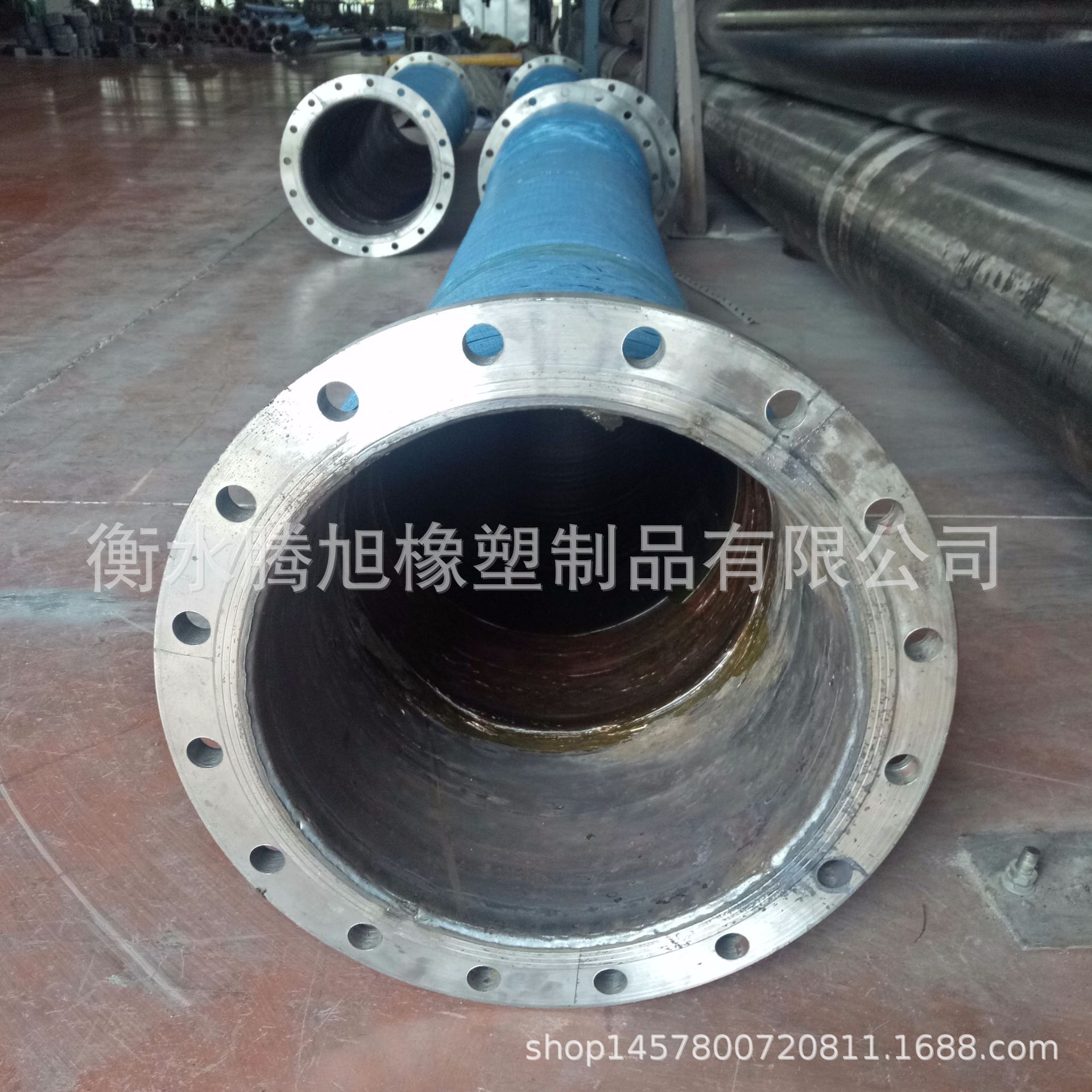 输送泥浆橡胶软管 内嵌钢丝夹线橡胶软管 法兰式泥浆橡胶软管