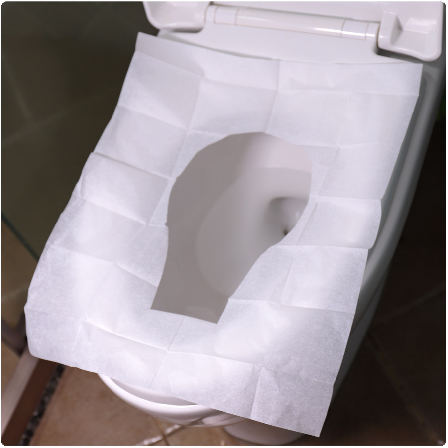 风轻扬溶水型一次性马桶产妇坐垫纸出门坐厕板如厕卫生垫纸坐便纸