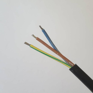 Manufacturer Supplies 3-Core Plug Wire, 3-Plug National Plug Wire, National Plug Tail Tinned 075*2.4m