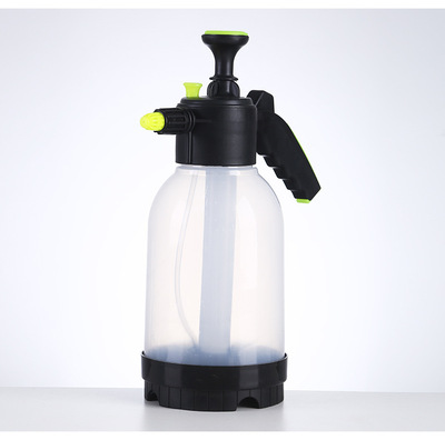 白色透明手动喷雾器 家庭园艺洗车气压式喷水壶 2L耐酸碱自洁素用|ms