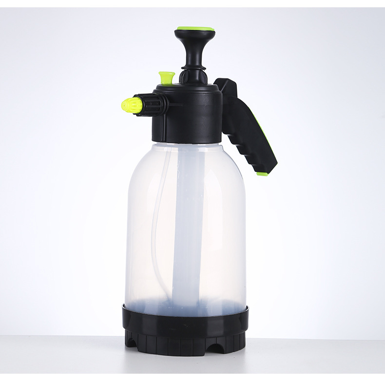 白色透明手动喷雾器 家庭园艺洗车气压式喷水壶 2L耐酸碱自洁素用|ms