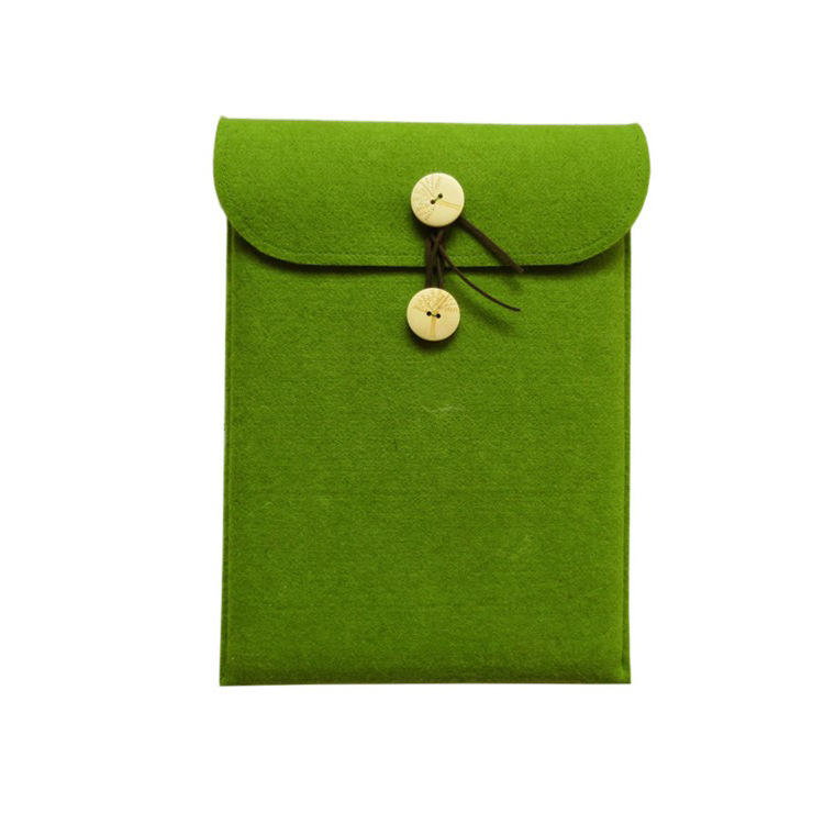 A4文件袋收纳袋普洱茶白茶饼茶包装袋子毛毡布袋LOGO档案袋