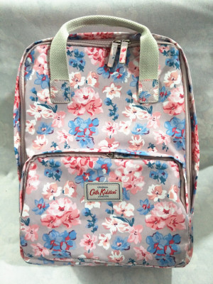 Cath kidston xách tay nữ túi hoa túi Nhật Bản và Hàn Quốc new canvas ba lô cao đẳng gió máy tính ba lô