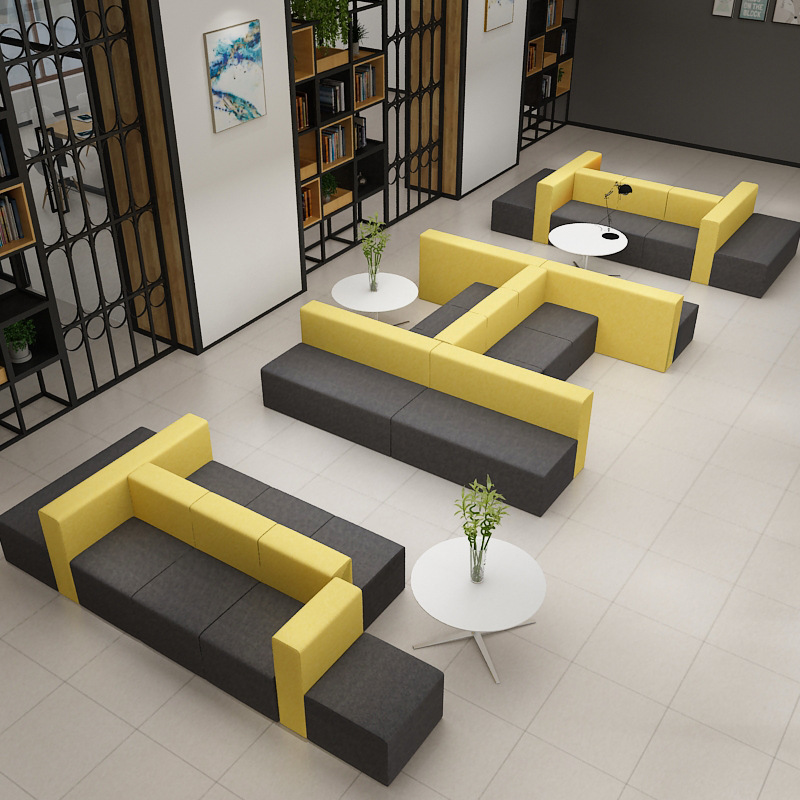 originality Office Sofa Set Modern simplicity hall Front The reception Negotiate Rest Fabric art leisure time sofa
