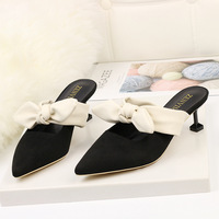 1207-1 European and American Sexy Square-heeled Shoes New Summer Shoes for Women