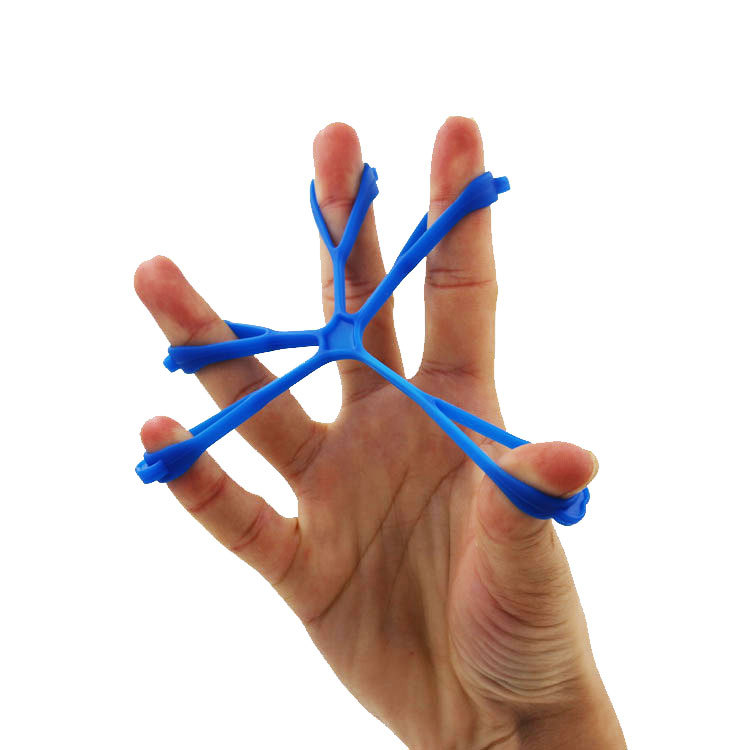 硅胶花型手指拉力器