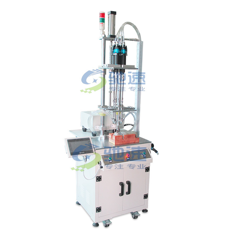 手磨机自动锁螺丝机 驰速4轴全自动锁螺丝机设备 适用带垫片螺丝