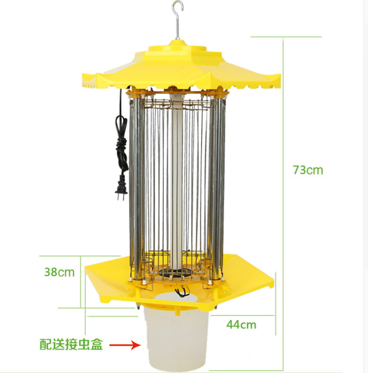 交流頻振式220V殺蟲燈果園農業養殖滅蟲燈戶外滅蚊燈魚塘捕誘蟲燈