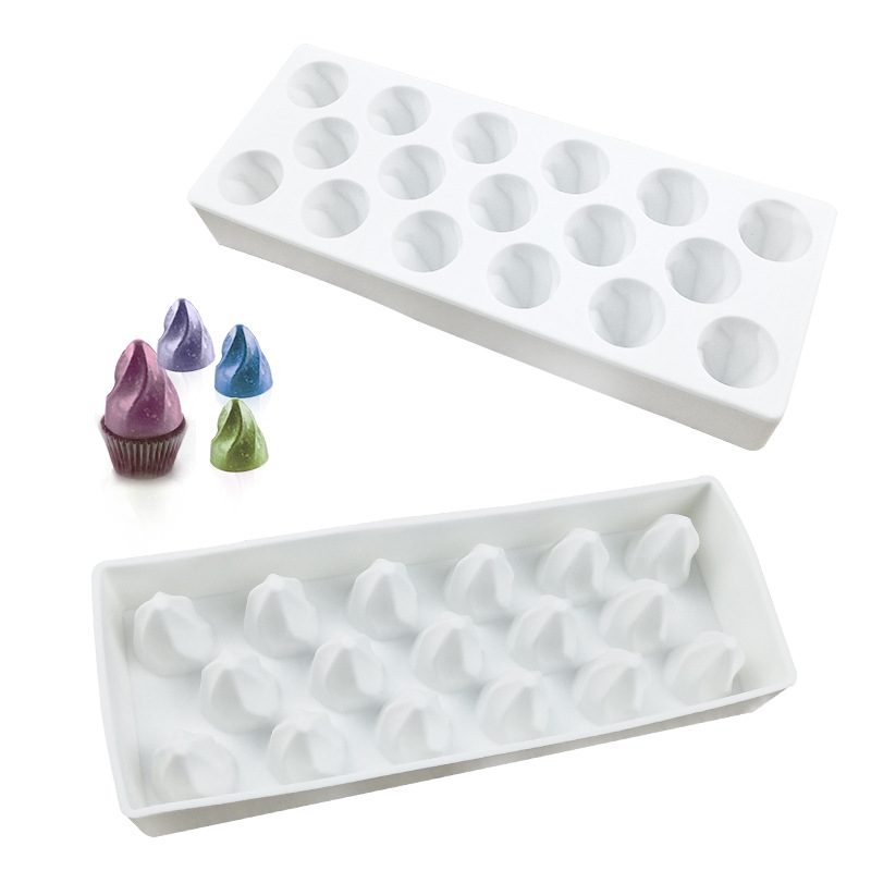 法式silicone cake17连穴火炬慕斯蛋糕模具