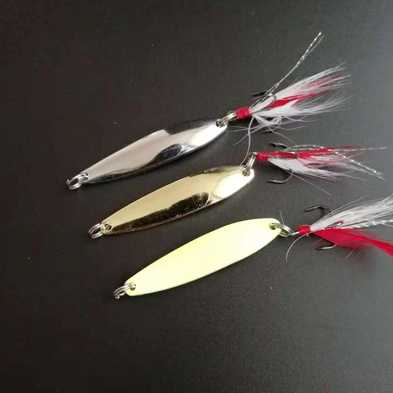 Factory direct spoon -type willow -leaf sequin road sub -bait metal…
