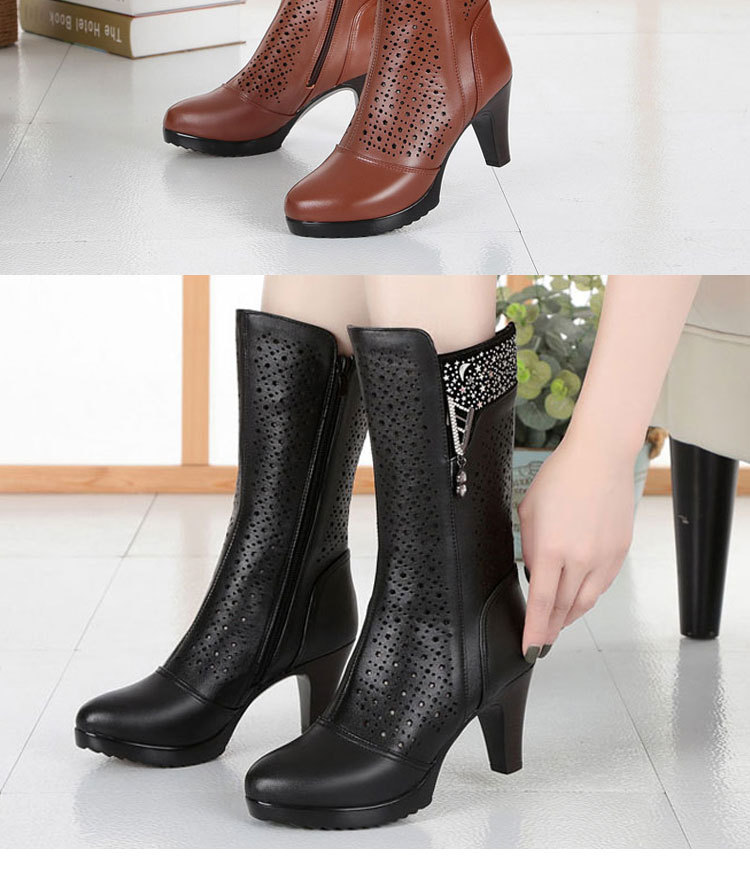 Bottes femme GRUE en En cuir - Ref 3354934 Image 28