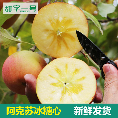 【甜字一号】10斤包邮 新疆阿克苏冰糖心丑苹果 当季阿克苏冰糖心|ms