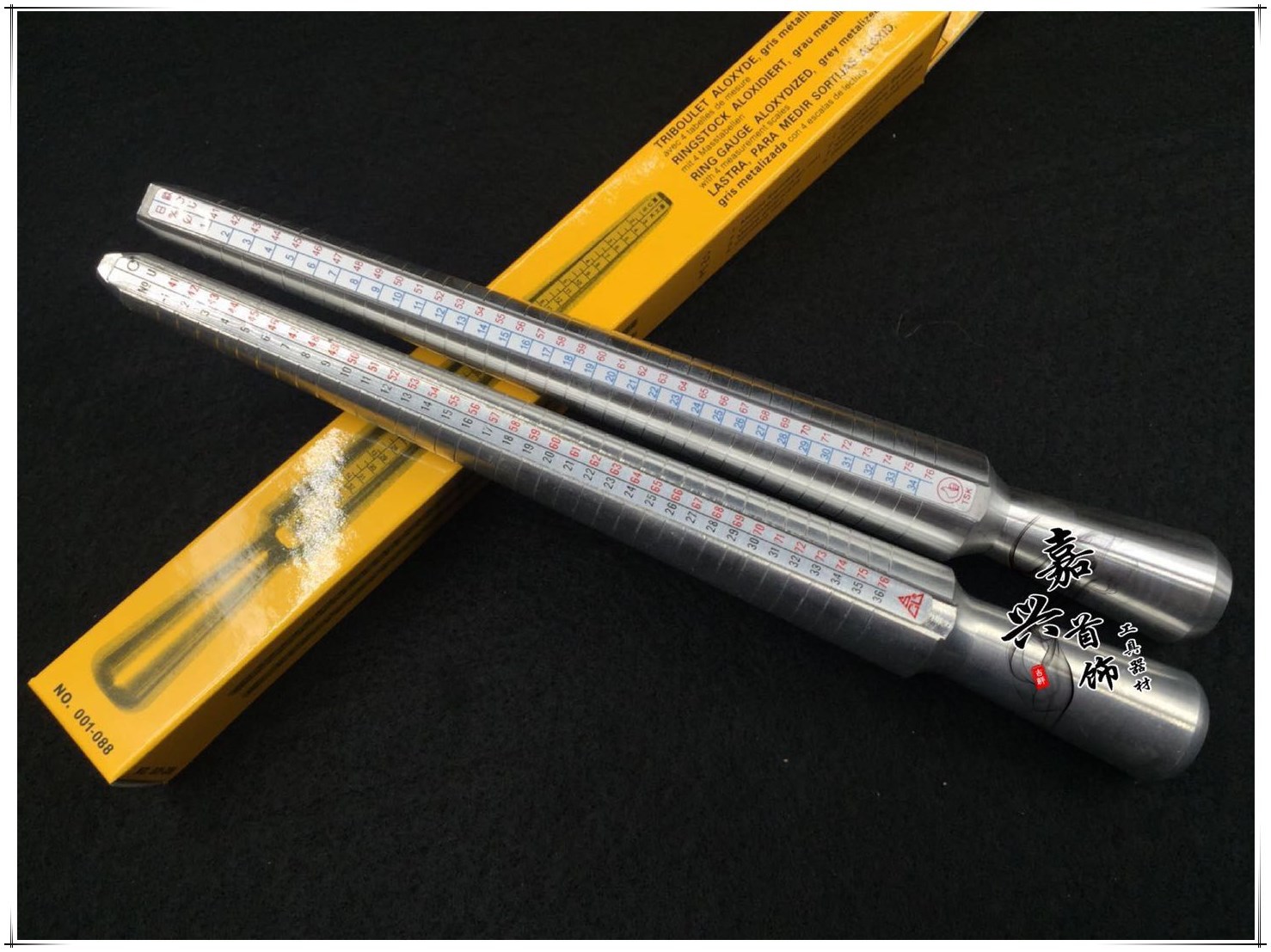 全铝四用戒指尺铝戒指棒四用戒指棒港度戒指尺首饰工具打金工具