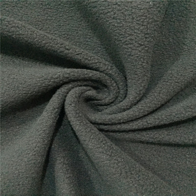 black goods in stock Fleece Fabric Flannel 180 reunite with Lining Malibu Four sides bomb Elastic force Spandex