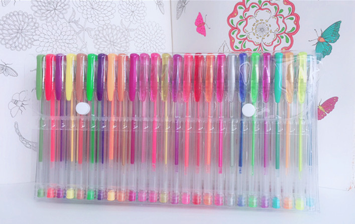 800g Weight Gel Pen Stationery Type 1 Set Quantity Wedding, Graduation, Birthday Occasion Plastic Material Solid Color Pattern Simple Style Style 1 Set Solid Color Wedding Graduation Birthday Plastic Simple Style Gel Pen 12