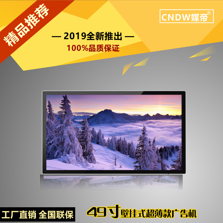 【大为世纪】49寸壁挂网络广告机 多媒体信息发布终端 共享广告机|ms