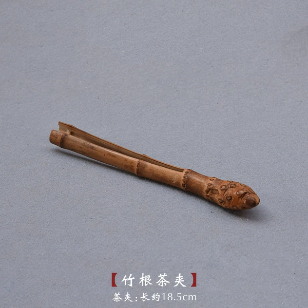 Bamboo root tea clip