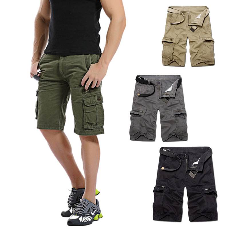 2025 New Men's Multi-Pocket Medium Pants Loose Large Size Men's Casual Medium Pants Overalls Men's Quarter Pants 2025 New Men's Multi-Pocket Medium Pants Loose Large Size Men's Casual Medium Pants Overalls Men's Quarter Pants