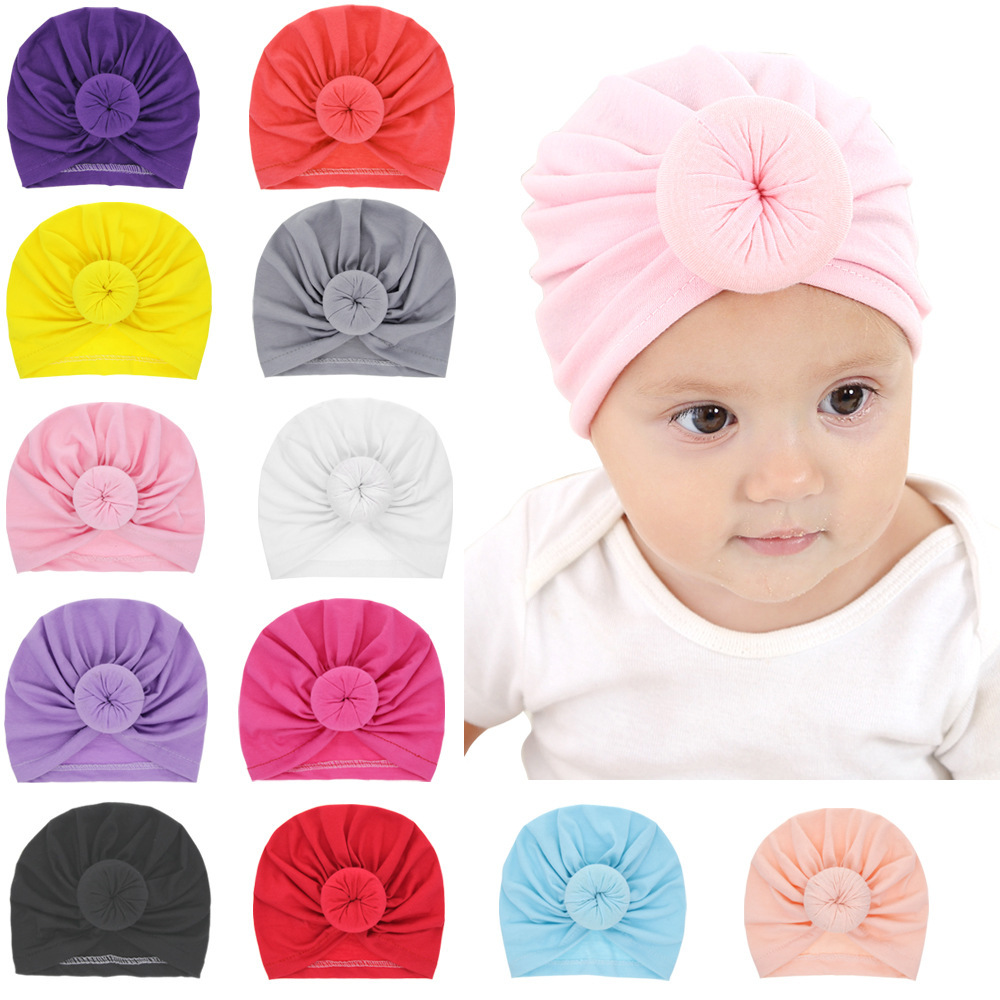 Bonnets - casquettes pour bébés en Chiffon - Ref 3436994 Image 1