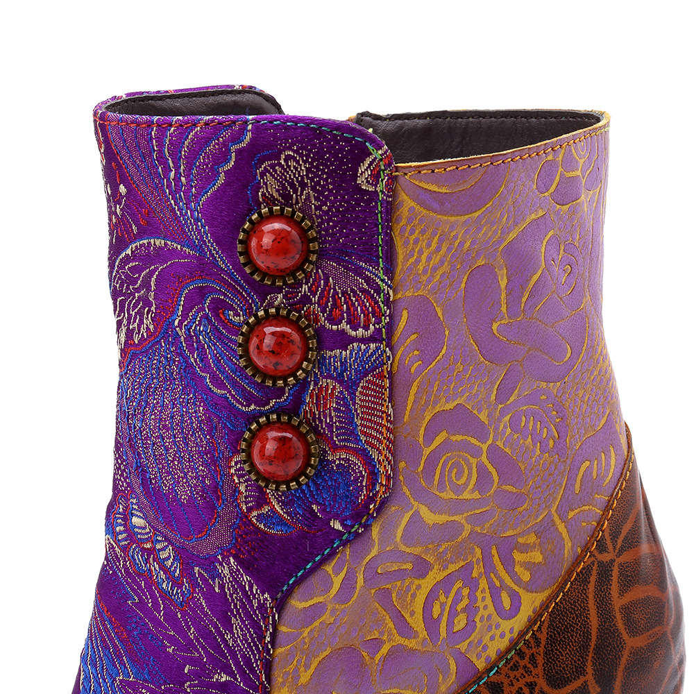 Bottes femme en En cuir - Ref 3355206 Image 12