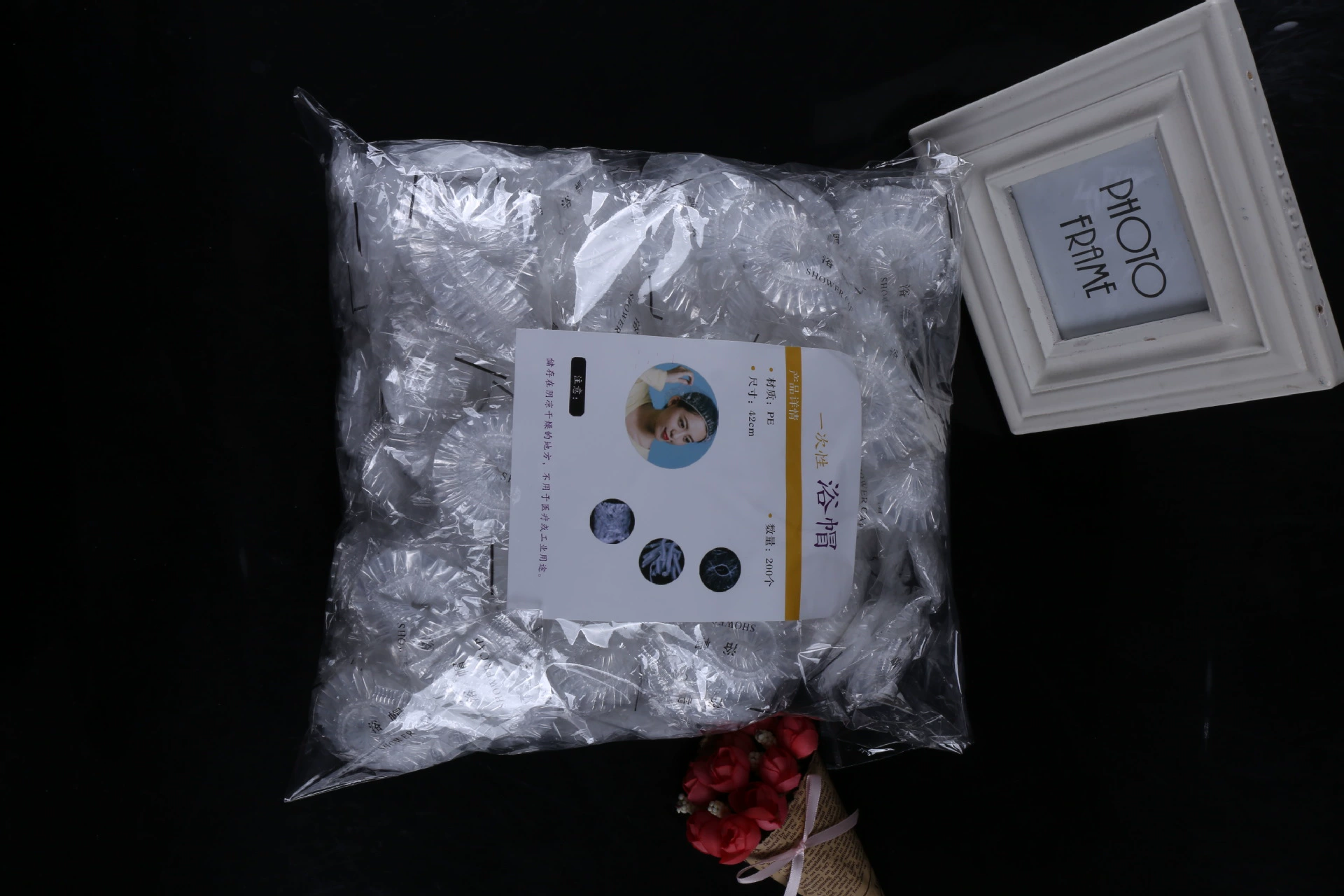 Оптовая Продажа с фабрики одноразовые шапочка для душа низкого напряжения водонепроницаемый утолщенный шапочка для душа отель сауна шапочка для душа в наличии сейчас в партии