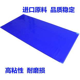 Синий антистатический электрический ковер без пыли, 60×90см