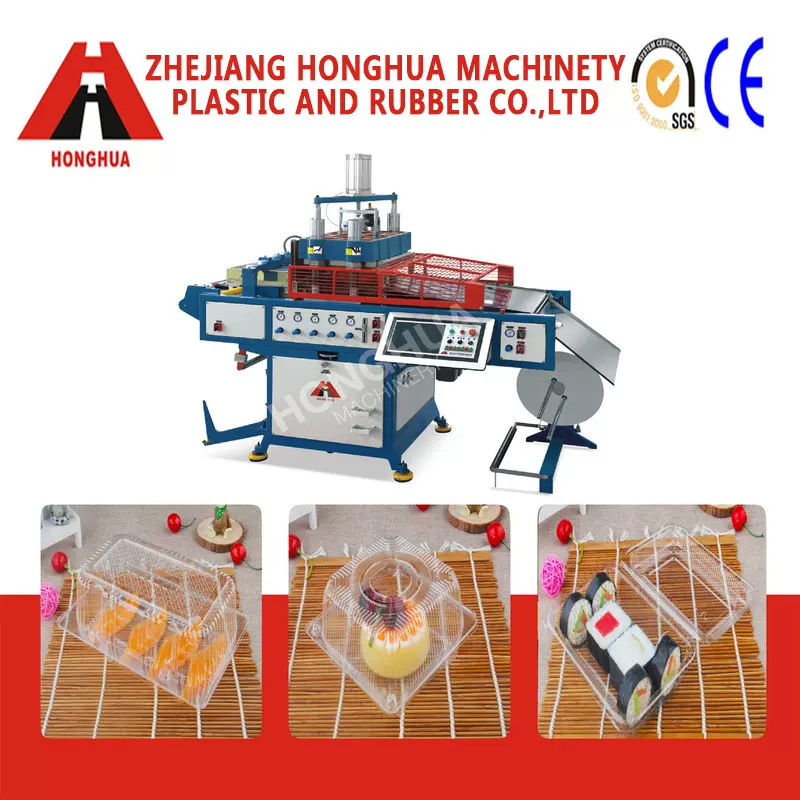 供应PVC  PET BOPS 塑料片 模内切 自动堆叠  碗盖成型机