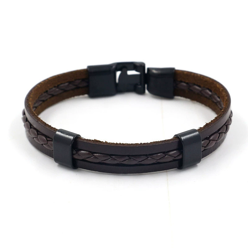 Мужской черный ретро мод bracelet аксессуар для импорта, простой и элегантный дизайн