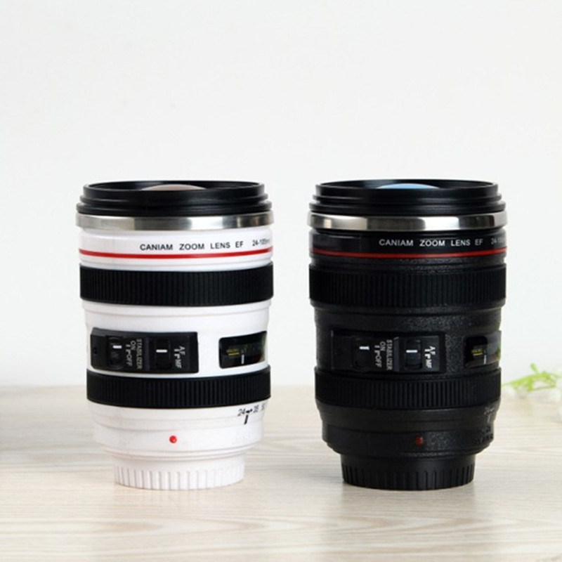 Selling Sixth generation camera lens Canon24-105 Canon Cup Stainless steel liner originality personality Water cup