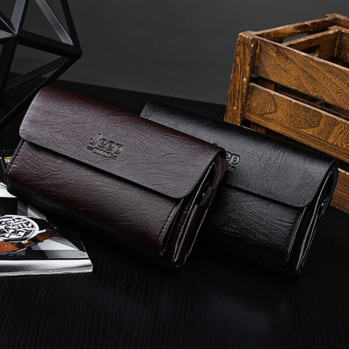 Foreign trade cross-border manufacturers wholesale combination lock men's clutch bag business casual clutch bag trendy men's bag