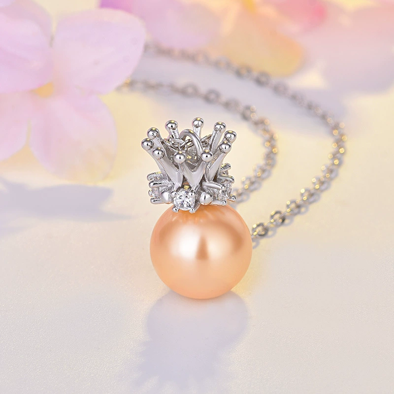 Класс pendant, ожерелье, цирконий из жемчига, каменная инlay, цепочка для ключевого мешка, свитер, серебряная замок, оптовая