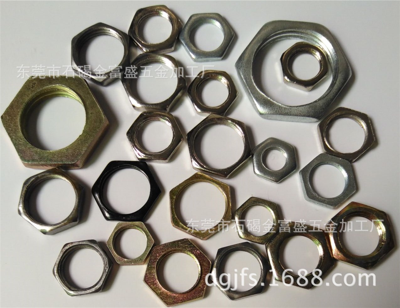 六角薄螺母