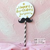 New Little Boy Birthday Happy Cake Respuent Paper Cup Cake Plug -in Babies Banquet Banquet Banner Banner Party