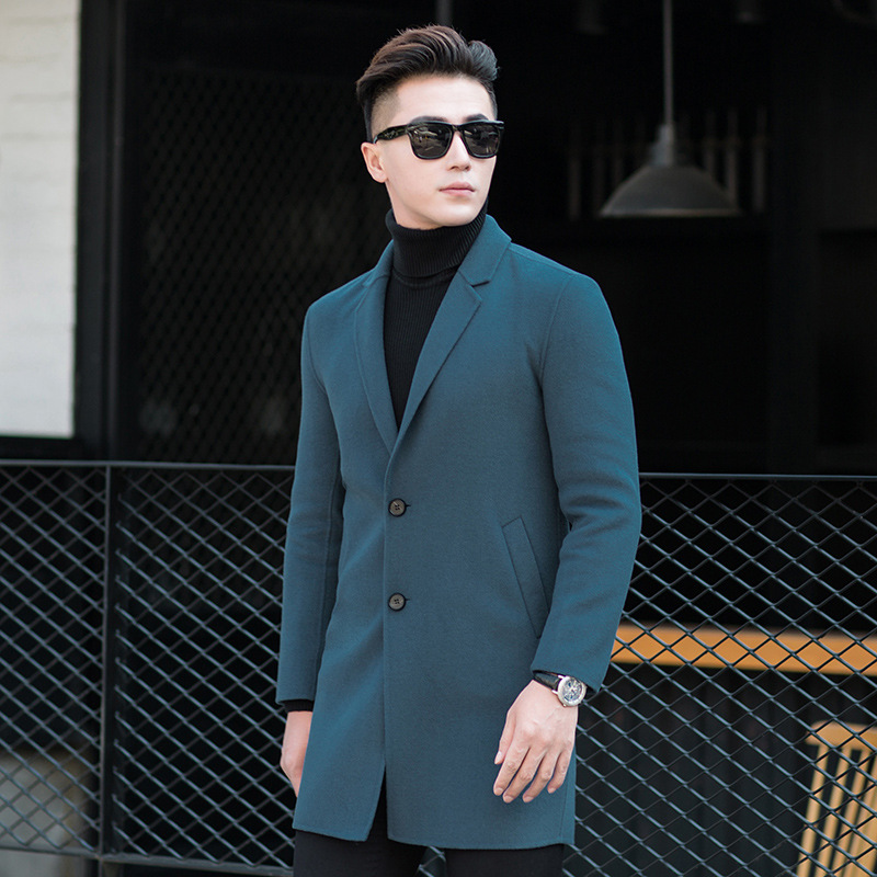 A wow Nigeria 2018 Autumn and winter new pattern man Hand-sewn Two-sided woolen coat Male have more cash than can be accounted for Woolen overcoat