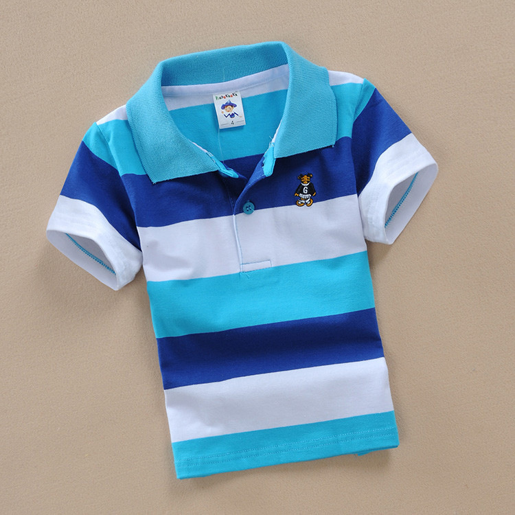 Polot shirt 0-15 years old summer children boys and girls short sleeves children's clothing elastic cross-border quick sell wholesale