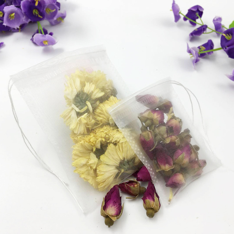 8*10cm 尼龙抽线泡茶袋 酒店茶叶袋 量大可优惠 茶叶包装厂家批发