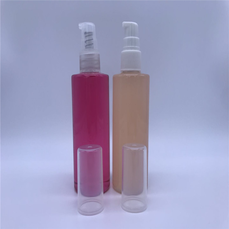 厂家直供供应喷瓶120ml平肩乳液泵瓶分装化妆水瓶pet塑料瓶