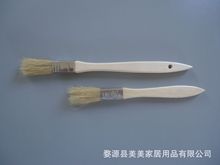 厂家供应优惠杨木扁毛扫木柄烧烤刷咖啡清洁刷