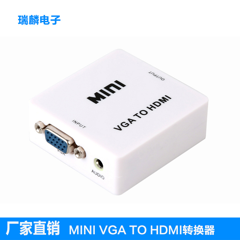 direct deal vga turn hdmi converter vga to hdmi power supply high definition converter support 1080
