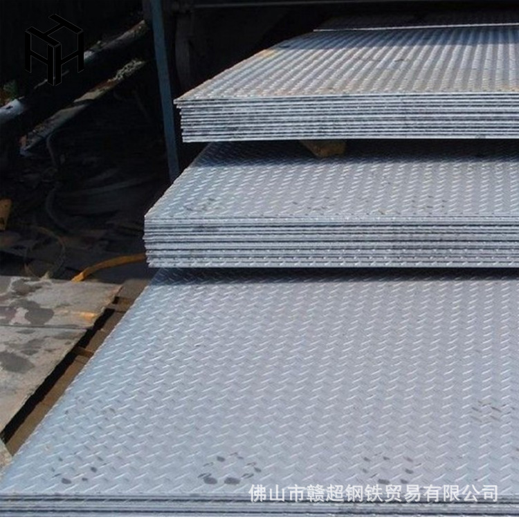 现货供应 花纹钢板 防滑板  镀锌花纹钢板  打孔 定尺 加工|ms