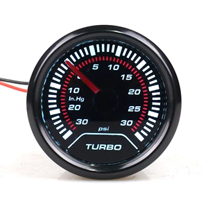 Yeni 2 düymlük Avtomobil Turbin Metri -30-30PSI Sensorlu Elektron Metr