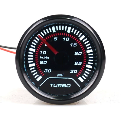 Yeni 2 düym Avtomobil Turbin Ölçən -30-30PSI Sensorlu Elektron Ölçən