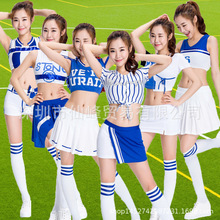 韩国女团明星同款足球宝贝套装啦啦操服装拉拉队女ds演出服制服表
