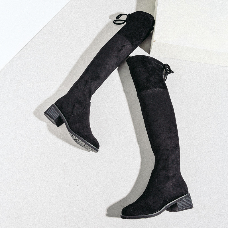 Bottes femme en Daim - Ref 3354241 Image 3