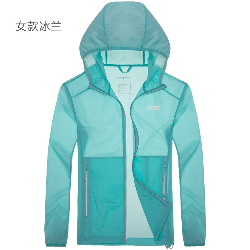 哈比鯊品牌新款情侶沖鋒衣 戶(hù)外皮膚風(fēng)衣 純色防曬衣