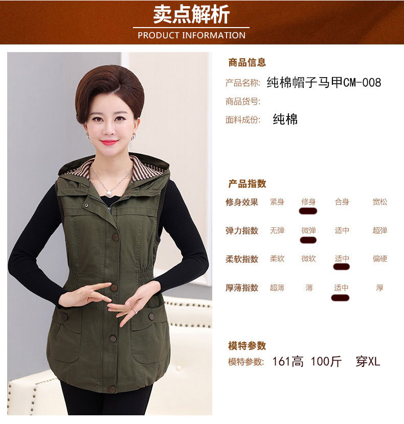 Gilet femme en Coton - Ref 3316837 Image 15