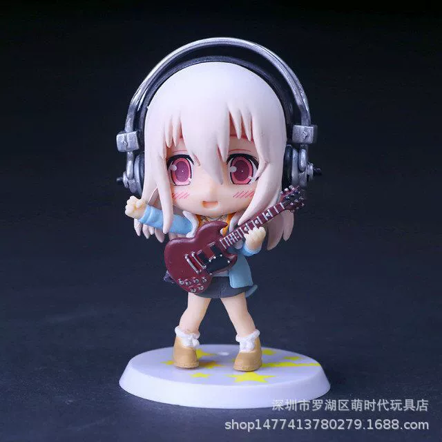 Супер Сонй Sony SUPER SONICO HAND 5 моделей аниме Q версия кукла подарок автомобильные украшения