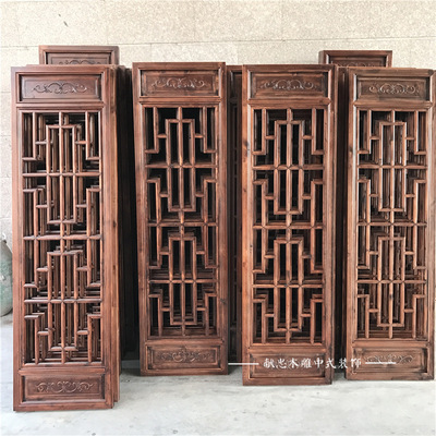To fake something antique Do the old Wood carving Flower Window Russia Pinus sylvestris wood preservative a living room Entrance Wood screen partition